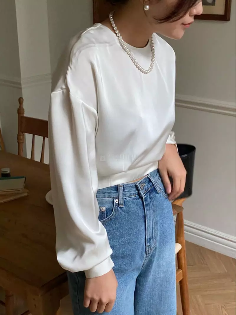 Nave - Korean Women Fashion - #momslook - Poco Blouse - 5