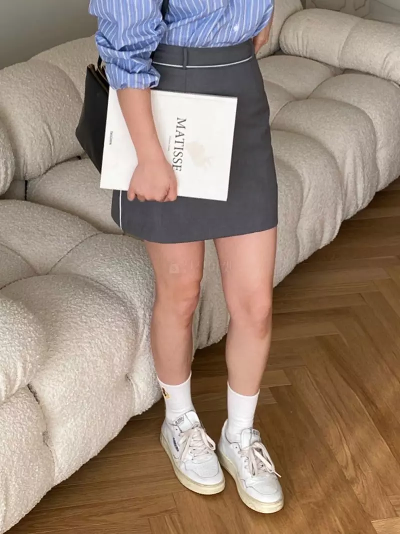 Nave - Korean Women Fashion - #momslook - Lanured Skirt