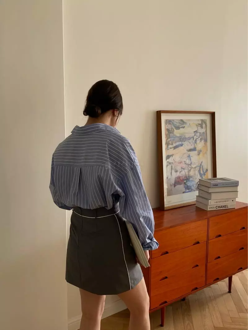 Nave - Korean Women Fashion - #momslook - Lanured Skirt - 3
