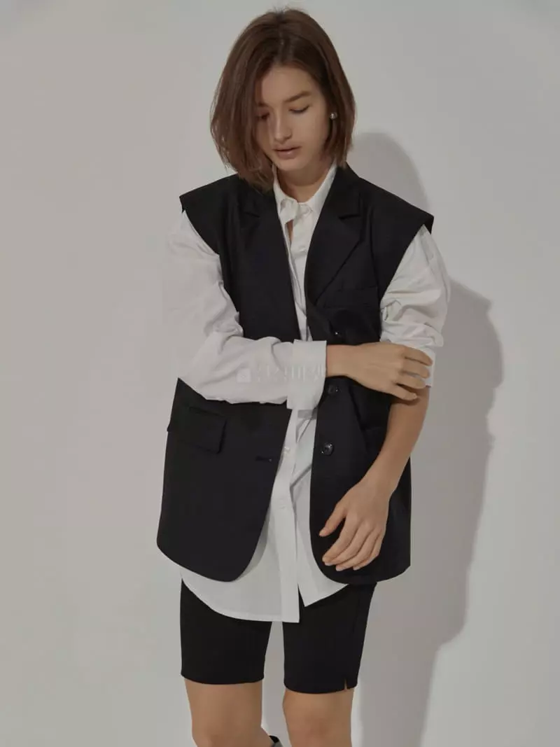 Neroli36 - Korean Women Fashion - #momslook - H Check Vest