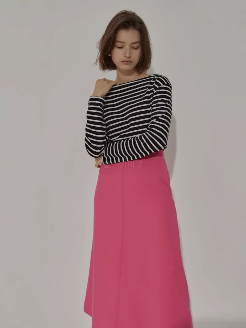 Neroli36 - Korean Women Fashion - #momslook - H Stitch A Line Skirt