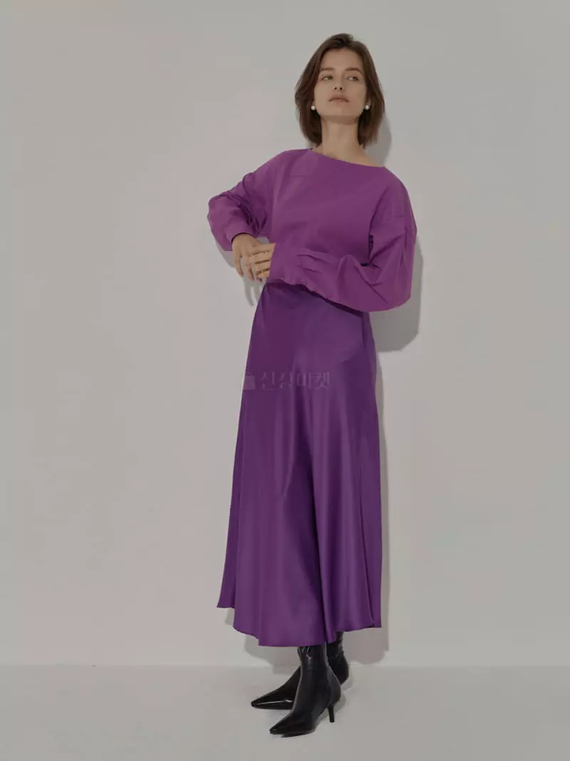 Neroli36 - Korean Women Fashion - #momslook - H Shatin Skirt - 2