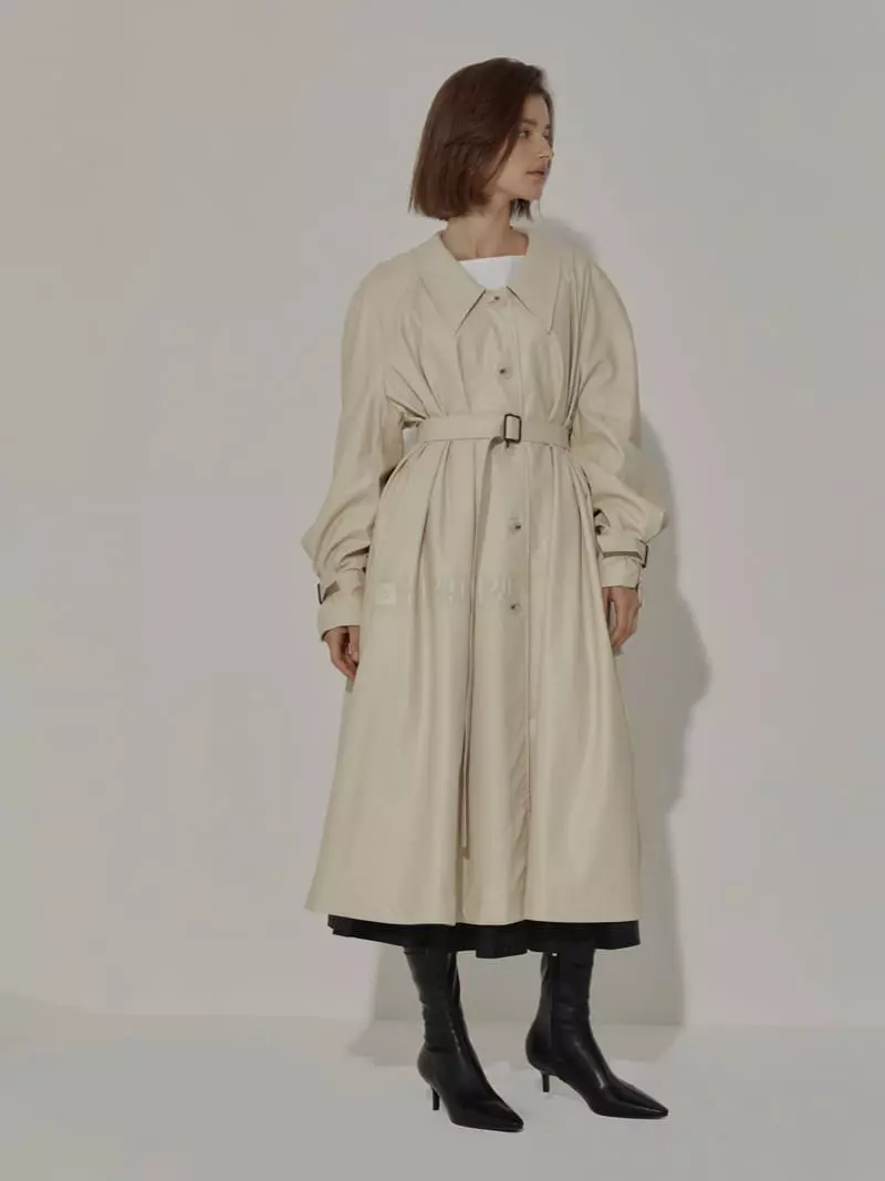 Neroli36 - Korean Women Fashion - #momslook - H Leather Coat - 7