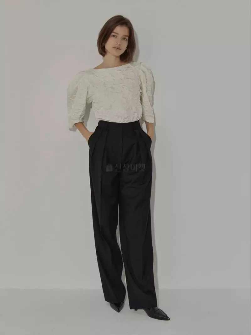 Neroli36 - Korean Women Fashion - #momslook - Jacquard Blouse - 3