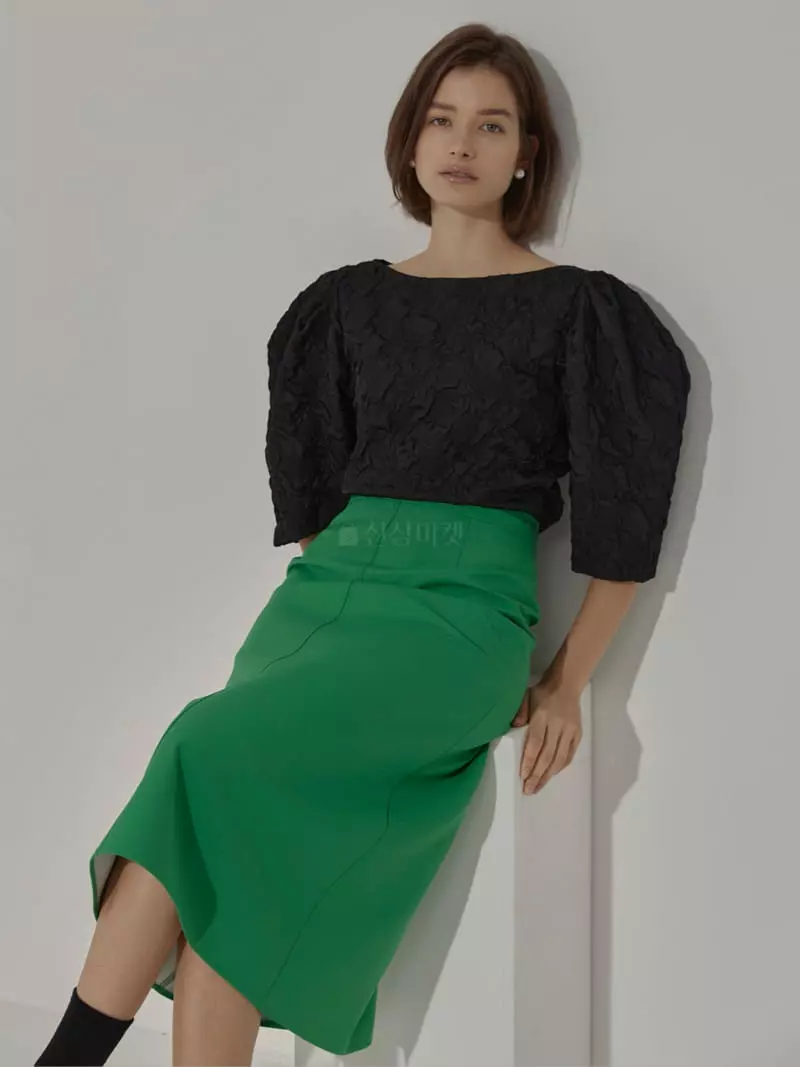 Neroli36 - Korean Women Fashion - #momslook - Jacquard Blouse - 4