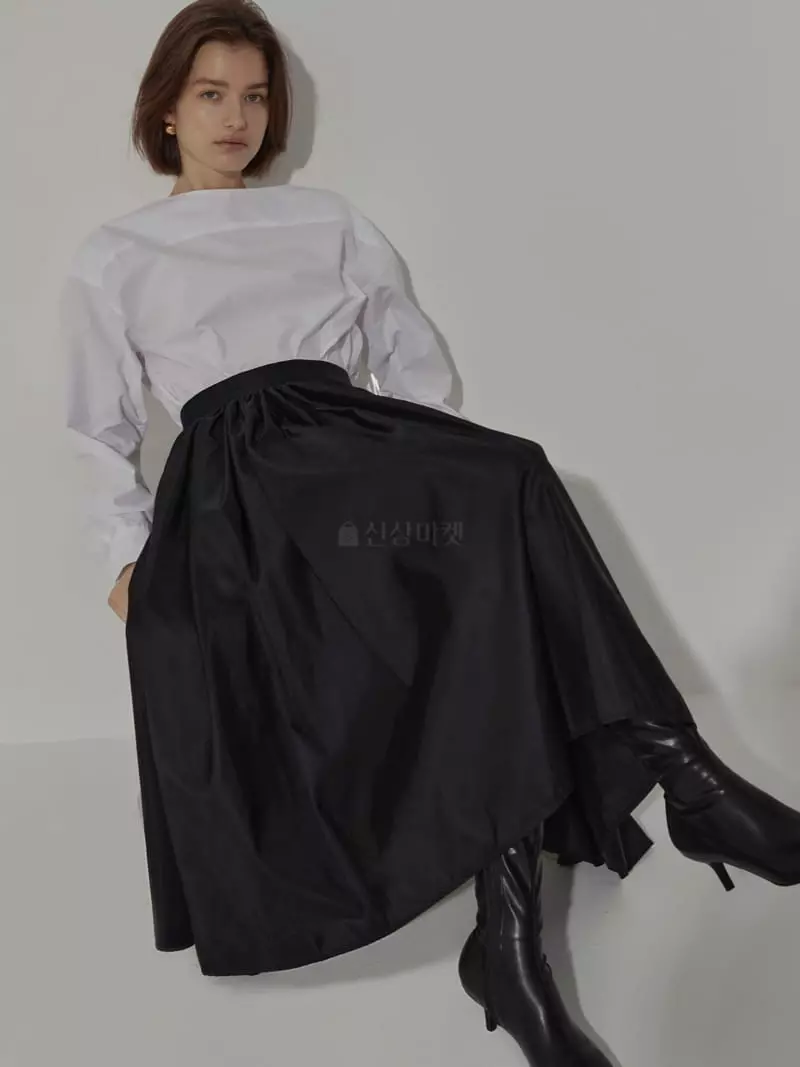 Neroli36 - Korean Women Fashion - #pursuepretty - Square Neck Shirt - 6