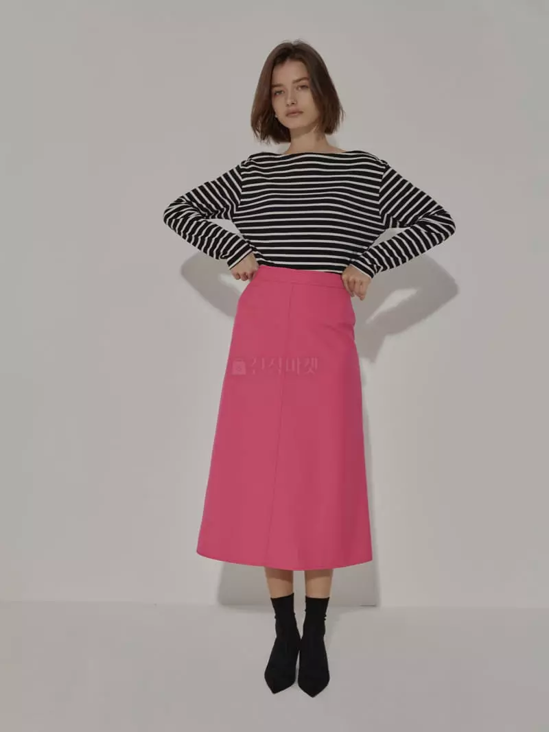 Neroli36 - Korean Women Fashion - #restrostyle - Marine Stripes Tee - 3