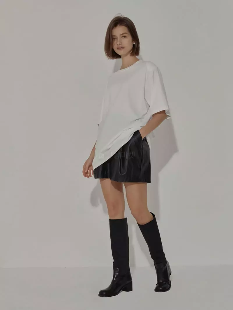 Neroli36 - Korean Women Fashion - #romanticstyle - Leather Wrinkle Pants - 2