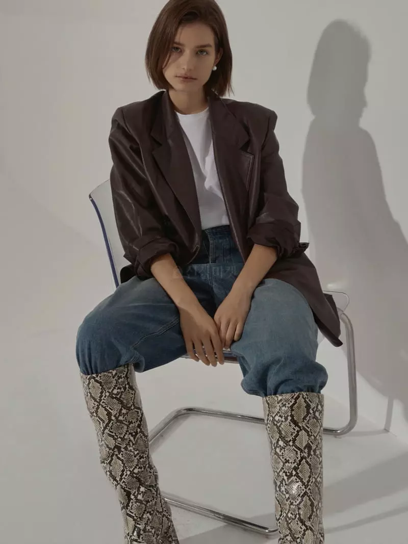 Neroli36 - Korean Women Fashion - #romanticstyle - Leather Jacket
