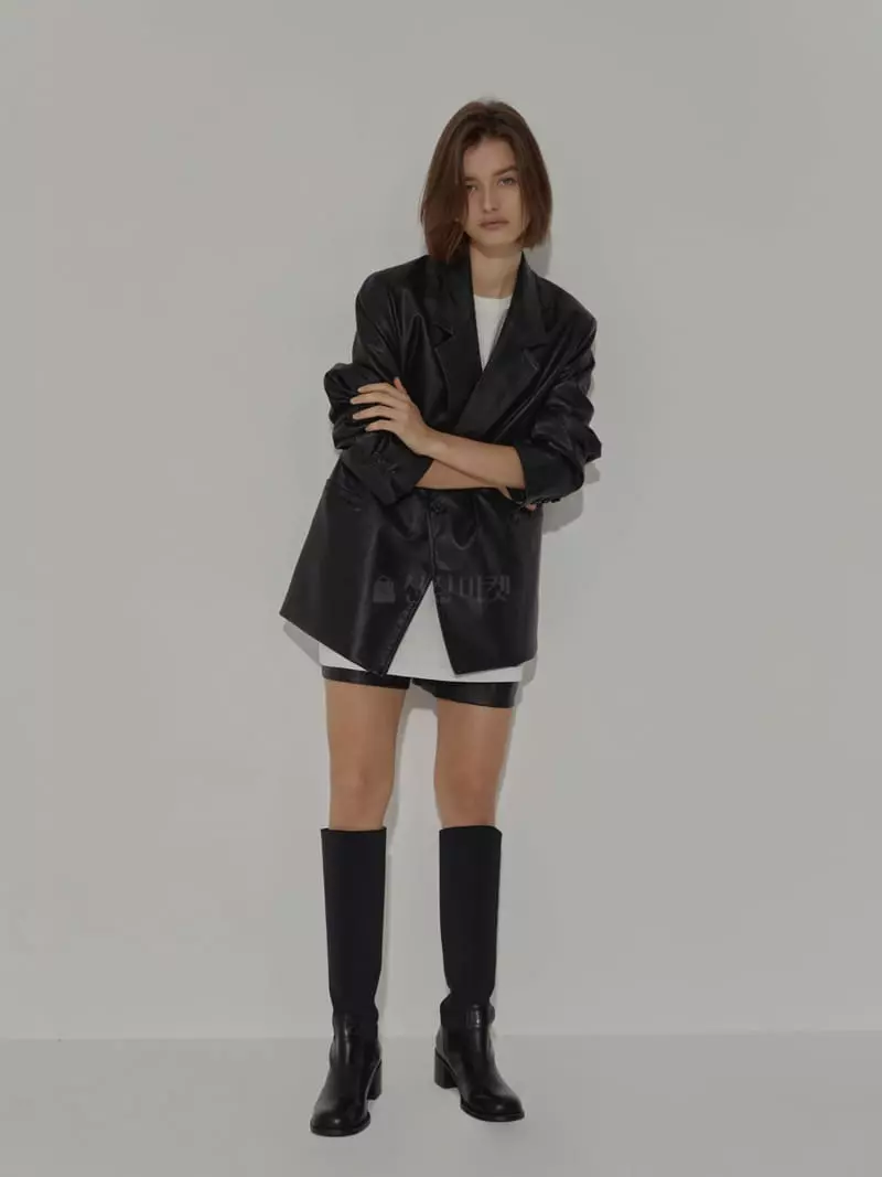 Neroli36 - Korean Women Fashion - #thatsdarling - Leather Jacket - 3
