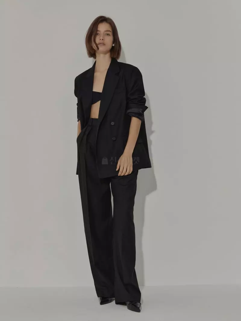Neroli36 - Korean Women Fashion - #thelittlethings - Double Wrinkle Pants - 2