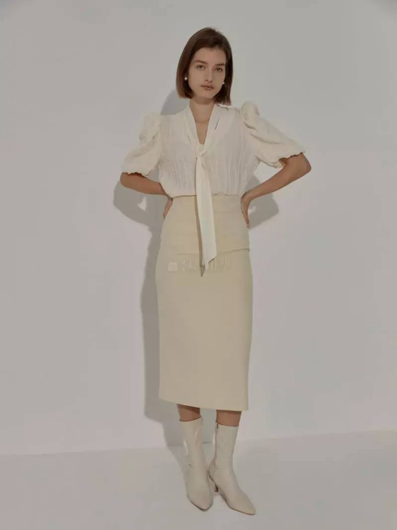 Neroli36 - Korean Women Fashion - #vintageinspired - H Line Skirt - 2