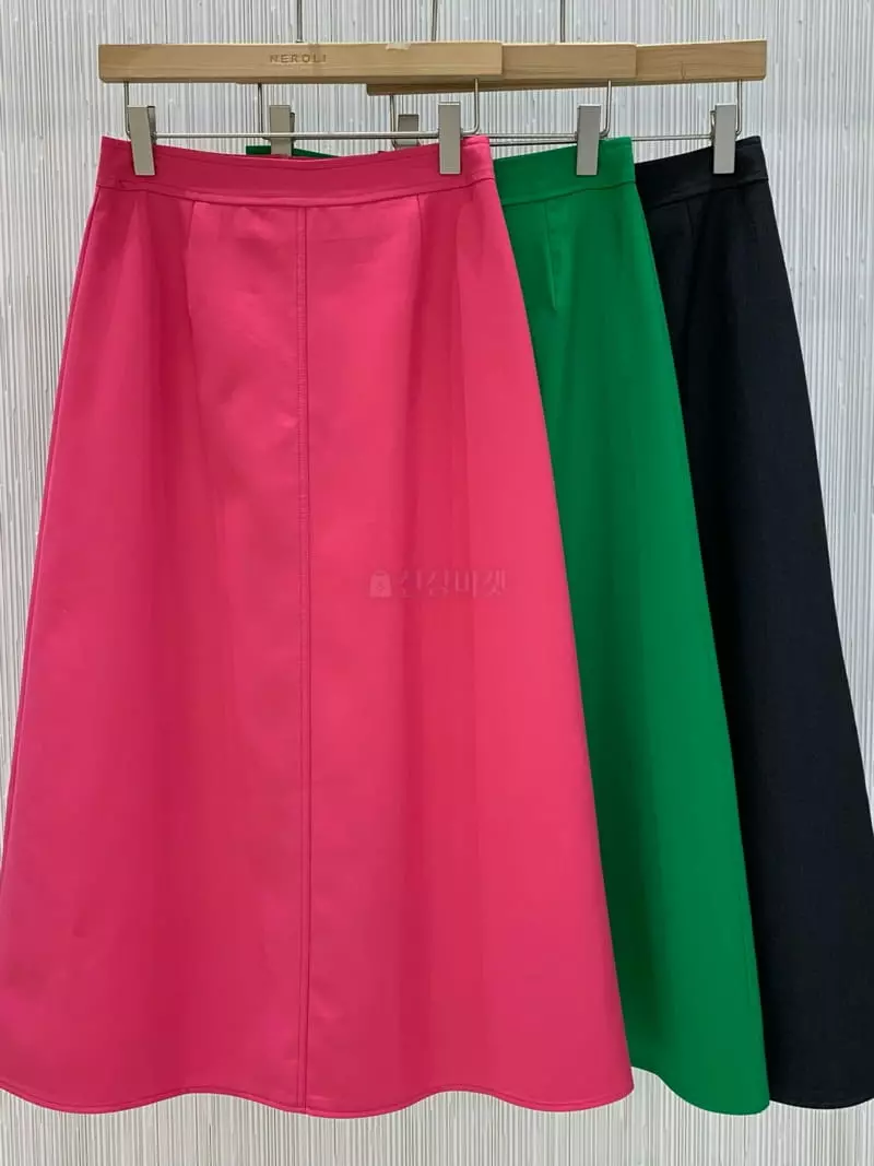 Neroli36 - Korean Women Fashion - #womensfashion - H Stitch A Line Skirt - 12