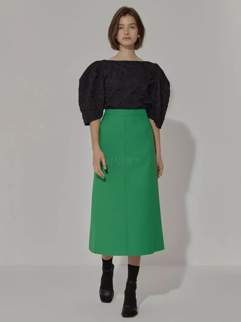 Neroli36 - Korean Women Fashion - #womensfashion - H Stitch A Line Skirt - 8