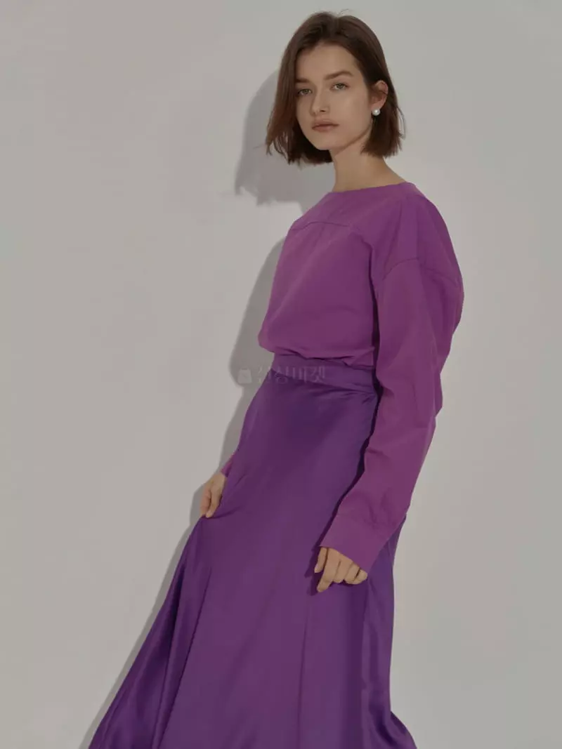 Neroli36 - Korean Women Fashion - #womensfashion - Square Neck Shirt - 3