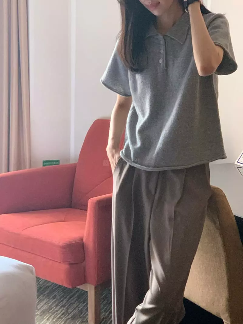 Neuf Nine - Korean Women Fashion - #momslook - Ruch Knit Tee - 3