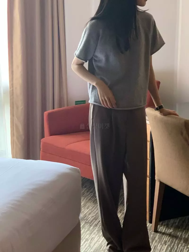 Neuf Nine - Korean Women Fashion - #momslook - Ruch Knit Tee - 5
