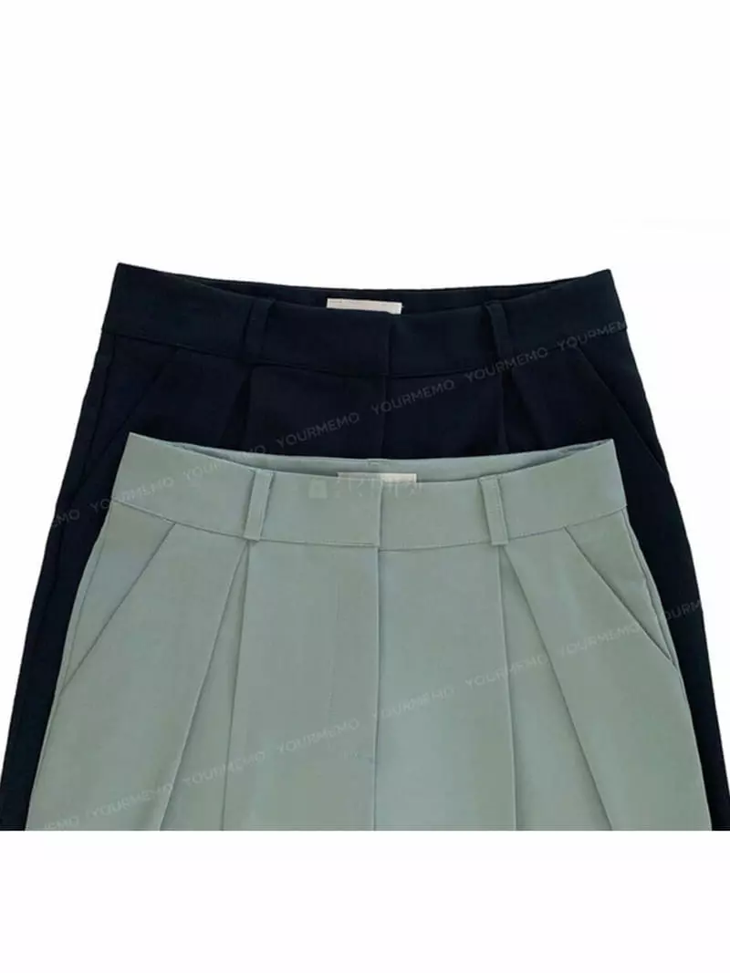 Neuf Nine - Korean Women Fashion - #momslook - Wrinke Pants - 6