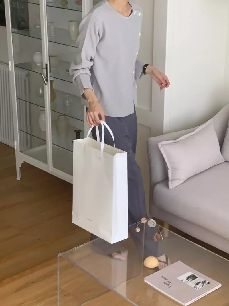 Neuf Nine - Korean Women Fashion - #momslook - Unbal Line Cardigan - 2