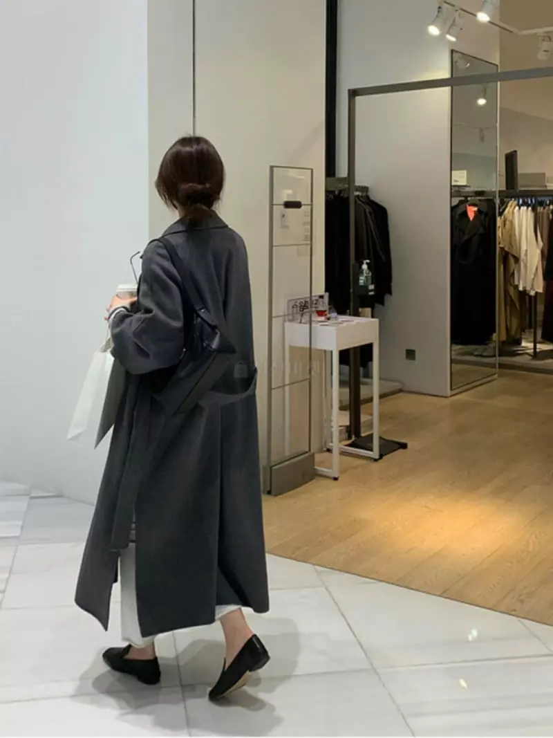 Neuf Nine - Korean Women Fashion - #momslook - Robe Coat - 3