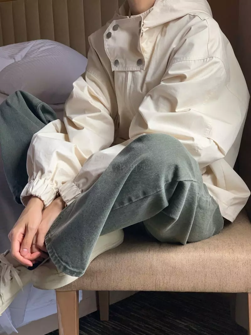 Neuf Nine - Korean Women Fashion - #momslook - Pigment Khaki Pants - 6