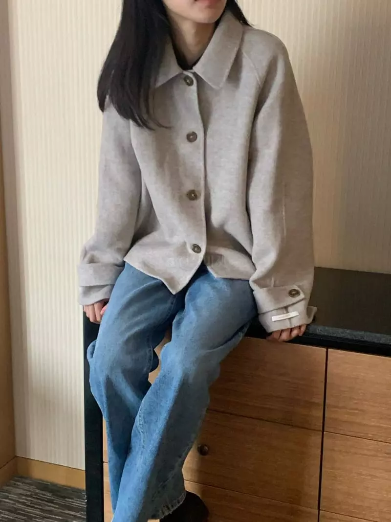 Neuf Nine - Korean Women Fashion - #thelittlethings - Short Hand Made Coat - 4