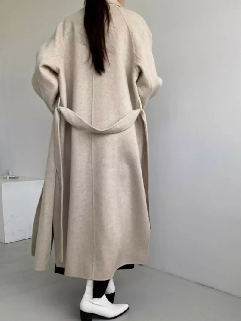 Neuf Nine - Korean Women Fashion - #momslook - Hidden Stitch Coat - 2
