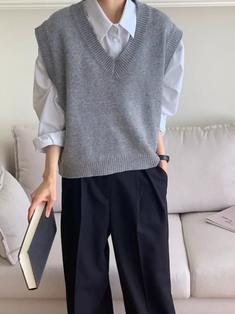 Neuf Nine - Korean Women Fashion - #romanticstyle - Banding Shirt - 7