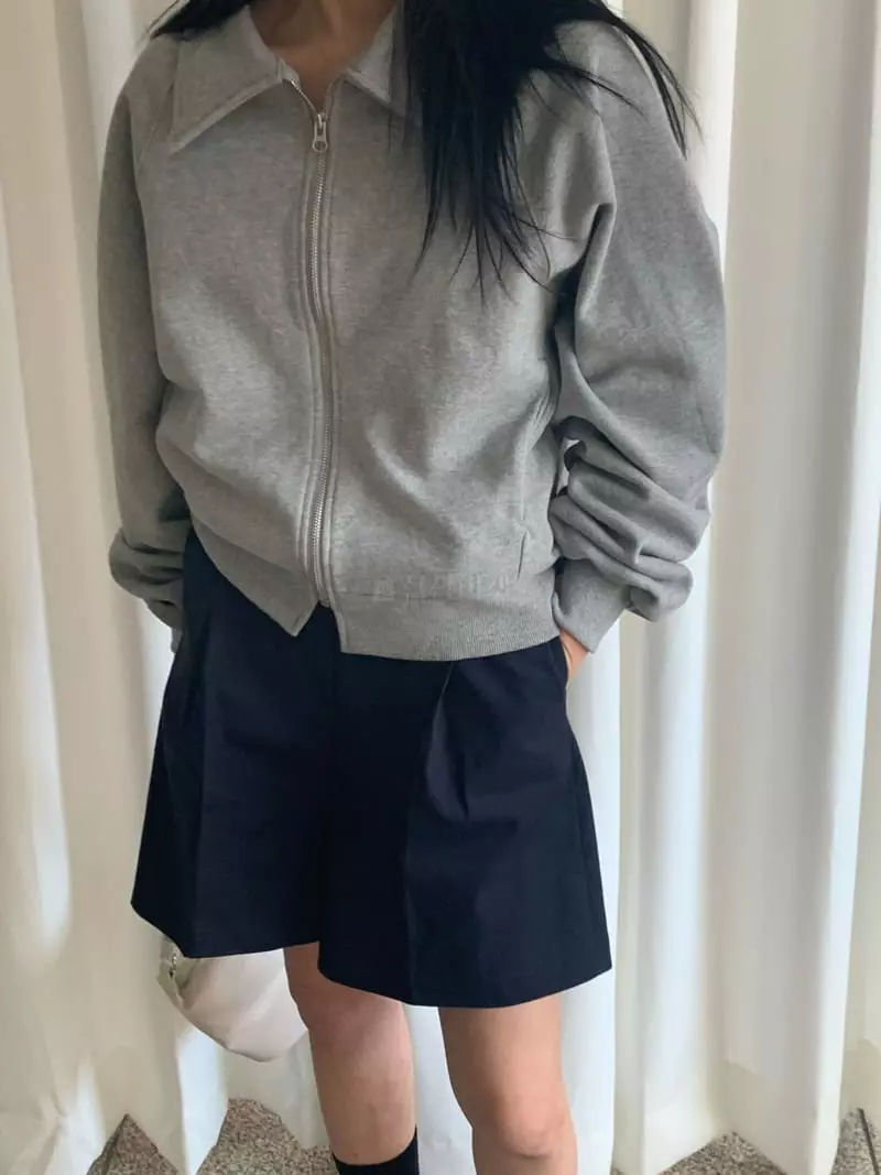 Neuf Nine - Korean Women Fashion - #shopsmall - Collar Zip-up - 8