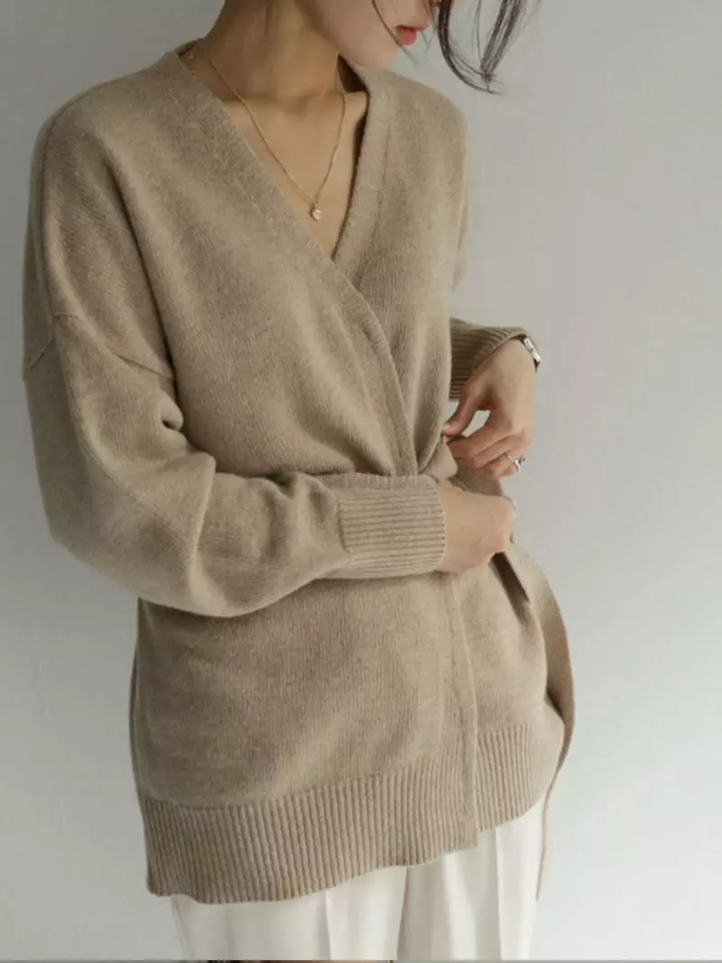 Neuf Nine - Korean Women Fashion - #shopsmall - Wrap Cardigan