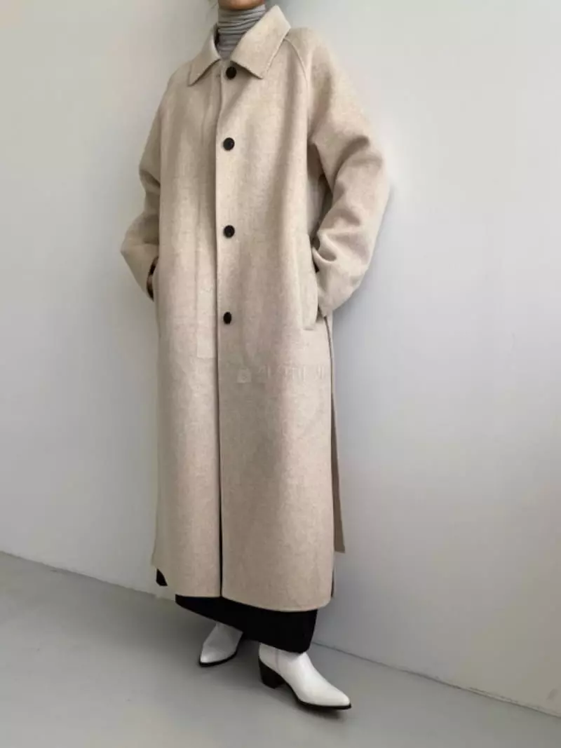 Neuf Nine - Korean Women Fashion - #thelittlethings - Hidden Stitch Coat