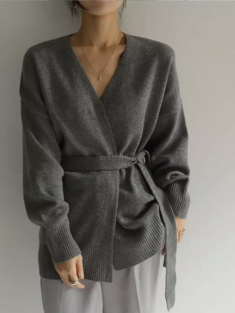Neuf Nine - Korean Women Fashion - #thelittlethings - Wrap Cardigan - 3