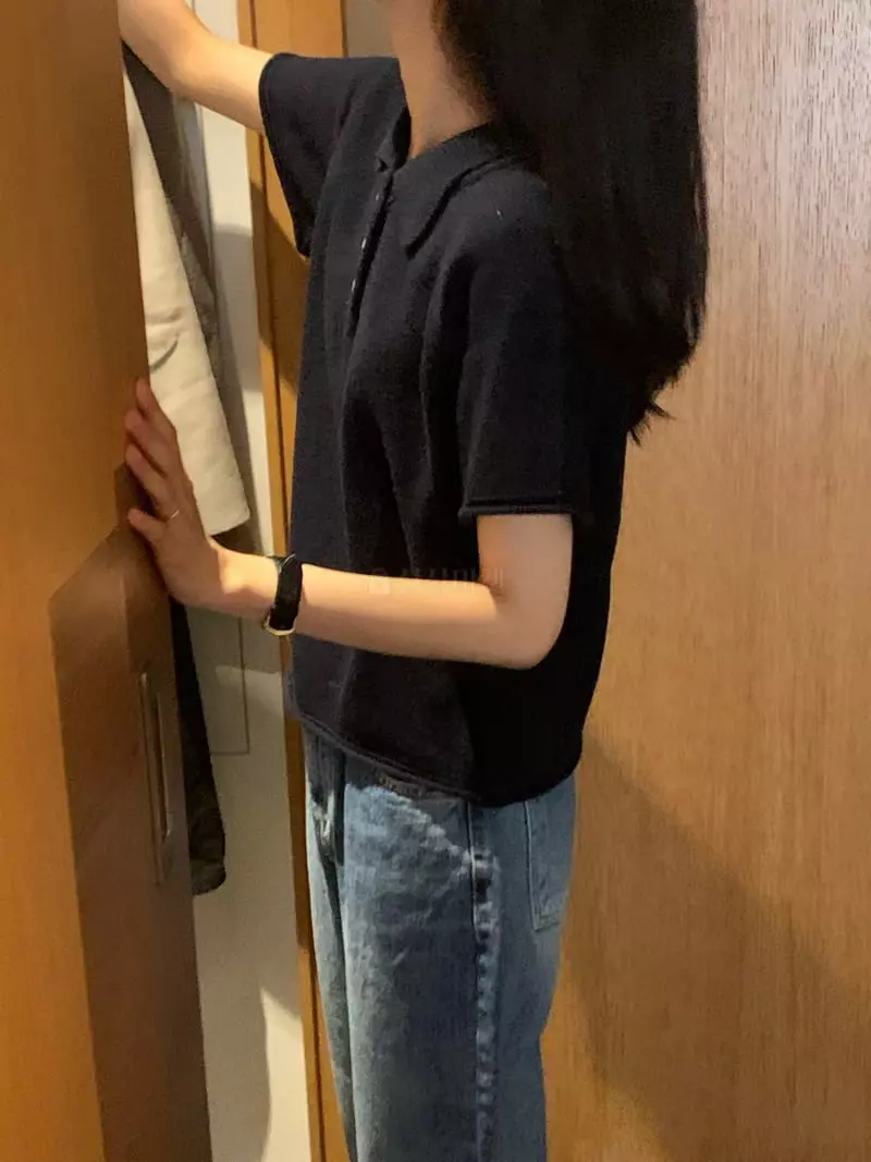 Neuf Nine - Korean Women Fashion - #womensfashion - Ruch Knit Tee - 12