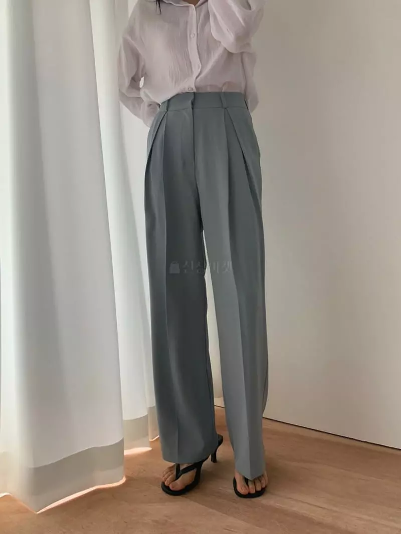 Neuf Nine - Korean Women Fashion - #womensfashion - Wrinke Pants