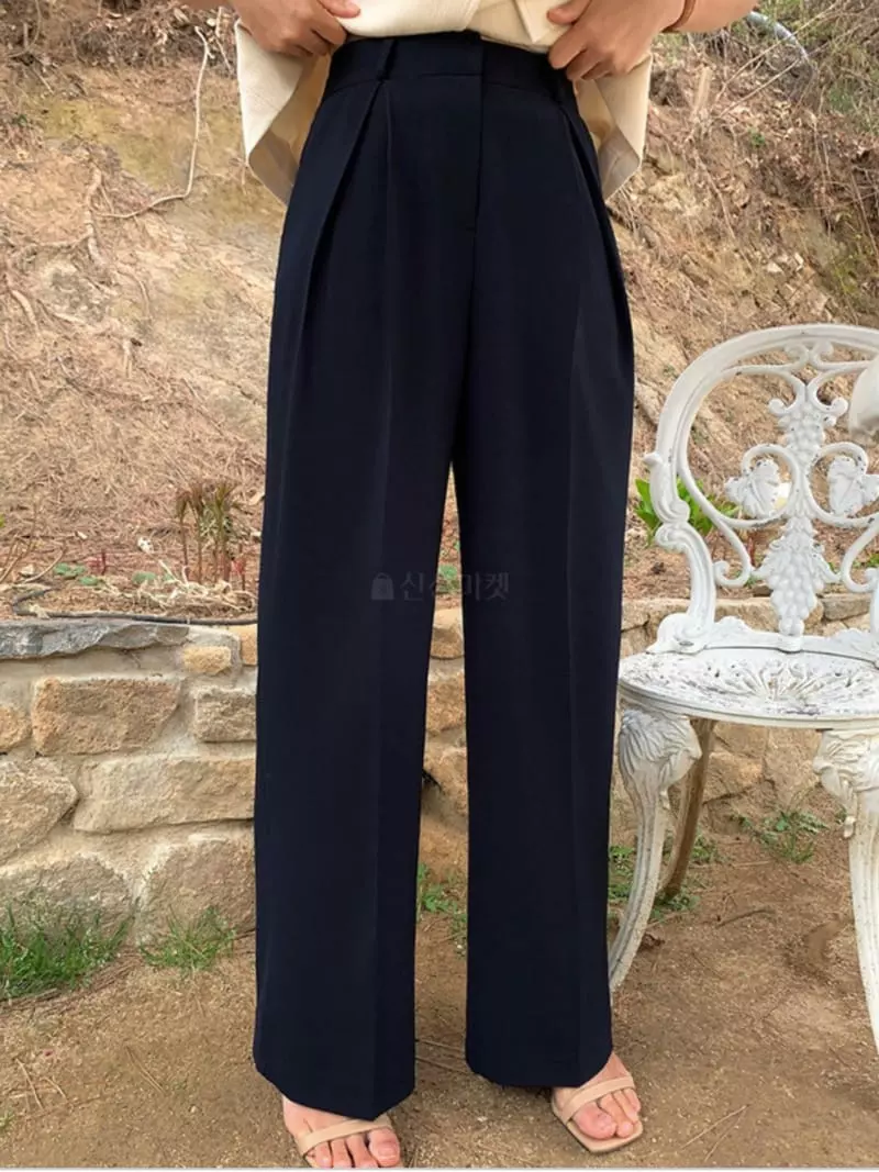 Neuf Nine - Korean Women Fashion - #womensfashion - Wrinke Pants - 3