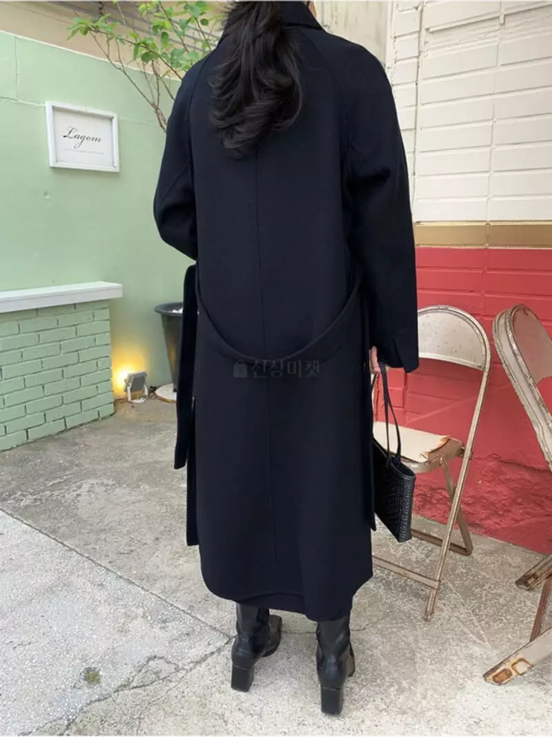 Neuf Nine - Korean Women Fashion - #womensfashion - Hidden Stitch Coat - 5