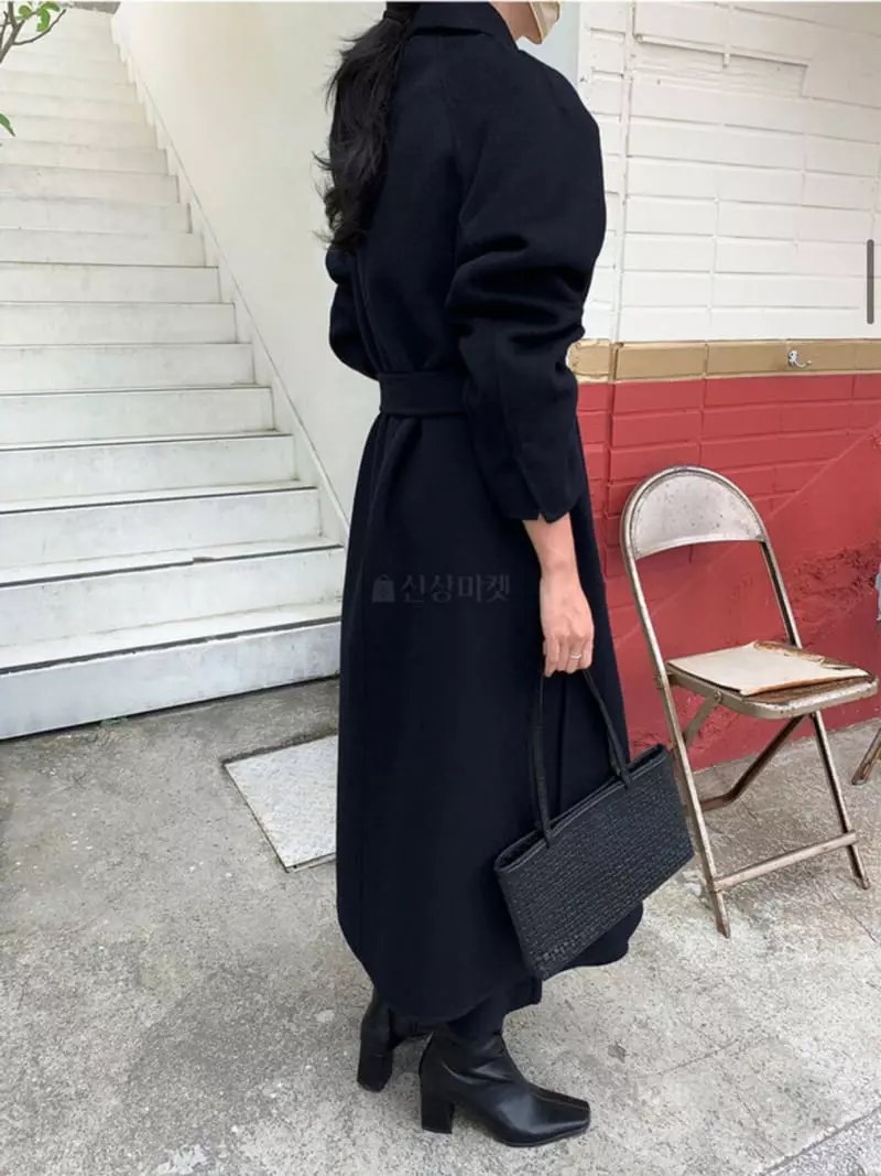 Neuf Nine - Korean Women Fashion - #womensfashion - Hidden Stitch Coat - 7