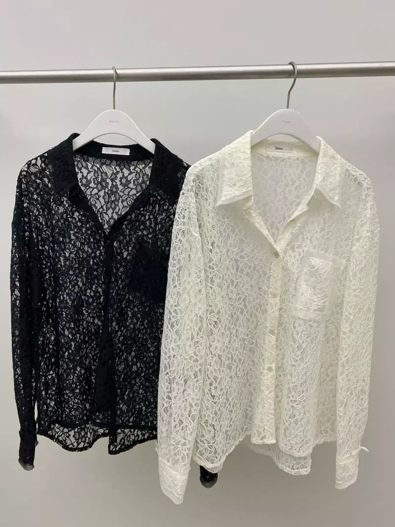 Neuter - Korean Women Fashion - #momslook - Fork Blouse - 5
