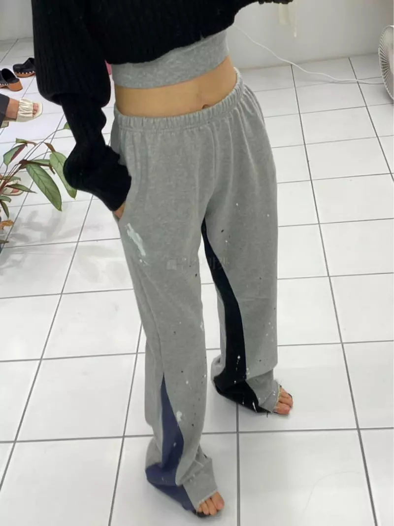Neuter - Korean Women Fashion - #momslook - Color Sweat Pants - 2