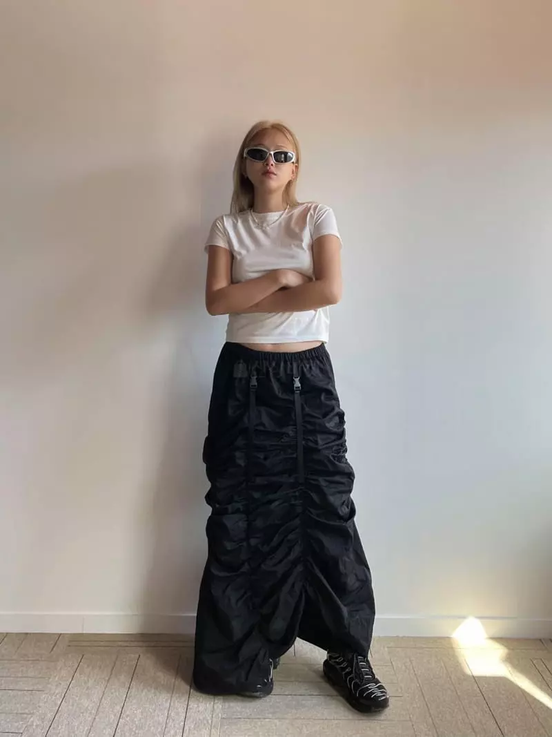 Neuter - Korean Women Fashion - #momslook - Drape Skirt - 2