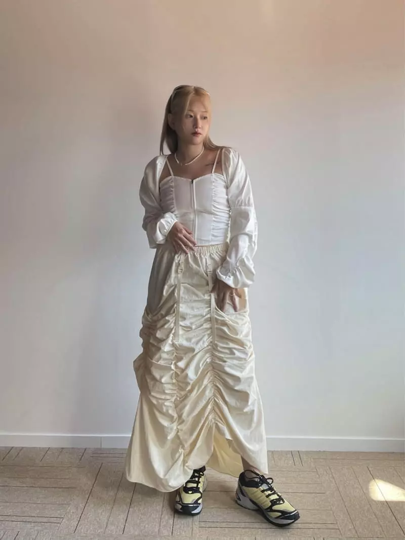Neuter - Korean Women Fashion - #womensfashion - Drape Skirt - 4