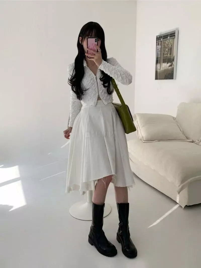 Neuter - Korean Women Fashion - #momslook - Croker Skirt - 3