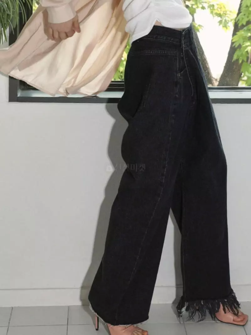Neuter - Korean Women Fashion - #momslook - Wrap Jeans - 2