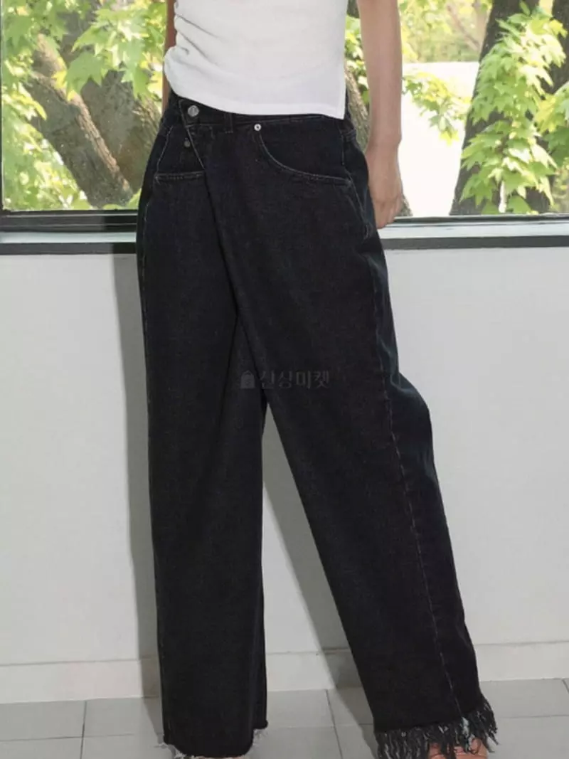 Neuter - Korean Women Fashion - #womensfashion - Wrap Jeans - 4