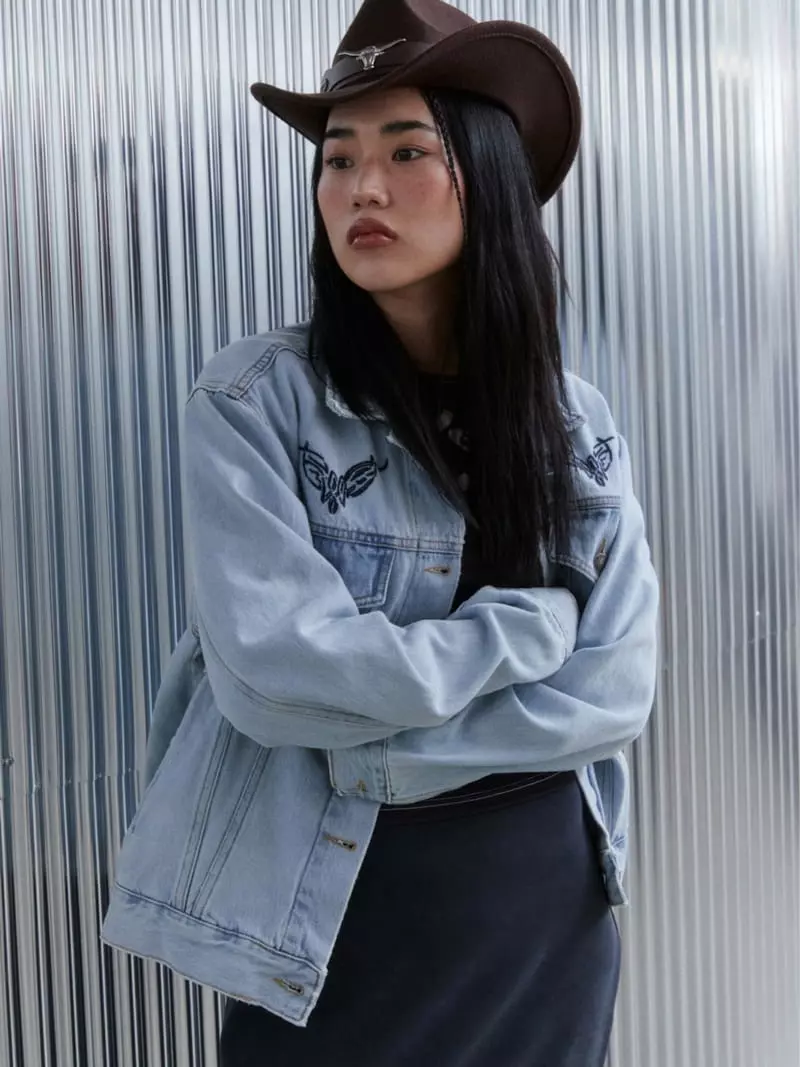 Neuter - Korean Women Fashion - #momslook - Needle Denim Jacket - 3