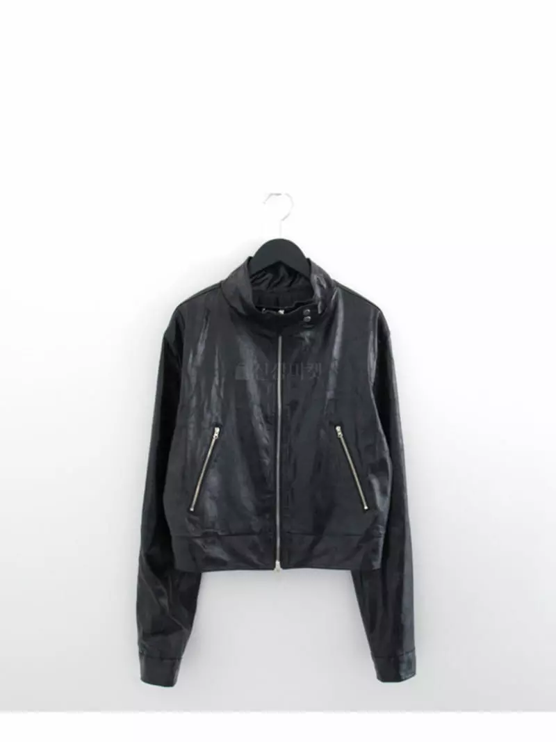 Neuter - Korean Women Fashion - #restrostyle - Crack Zip-up - 6