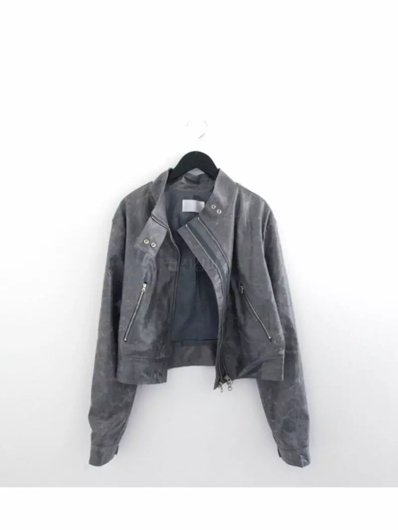 Neuter - Korean Women Fashion - #romanticstyle - Crack Zip-up - 7