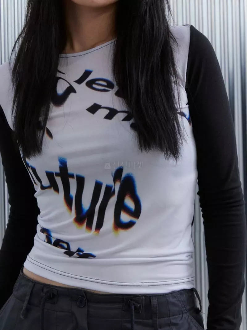 Neuter - Korean Women Fashion - #vintageinspired - Future Tee - 8