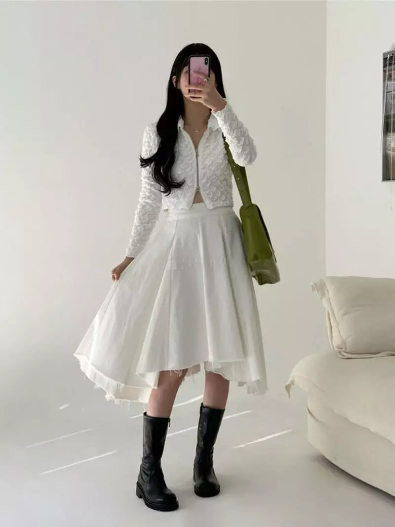 Neuter - Korean Women Fashion - #momslook - Croker Skirt - 4