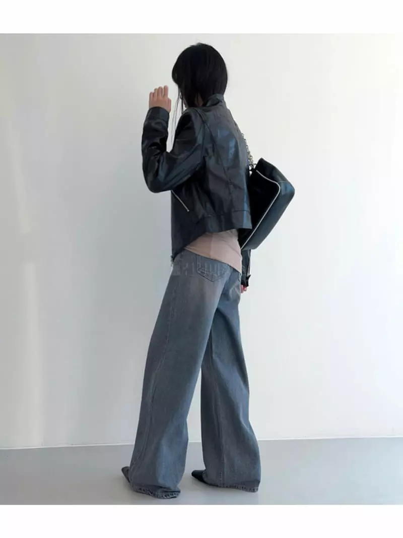 Neuter - Korean Women Fashion - #womensfashion - Crack Zip-up - 11